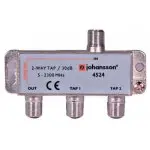 Odgałęźnik antenowy 2-krotny 5-2300 MHz Johansson 4524 30dB 