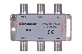 Odgałęźnik antenowy 4-krotny 5-2300 MHz Johansson 4542 20dB