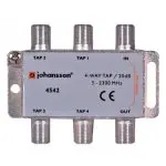Odgałęźnik antenowy 4-krotny 5-2300 MHz Johansson 4542 20dB
