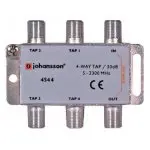Odgałęźnik antenowy 4-krotny 5-2300 MHz Johansson 4544 30dB