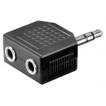 Adapter audio 2x Jack 3.5mm - Jack 3.5mm Goobay