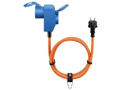 Adapter kabel Schuko na CEE 16A i Schuko 90st 1,5m