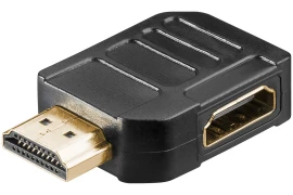 Adapter gniazdo - wtyk HDMI 2.1 8K POZIOMY 270st.