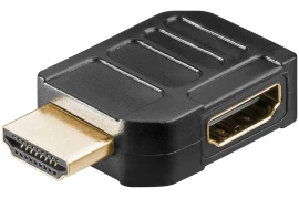 Adapter gniazdo - wtyk HDMI 2.1 8K POZIOMY 90st.