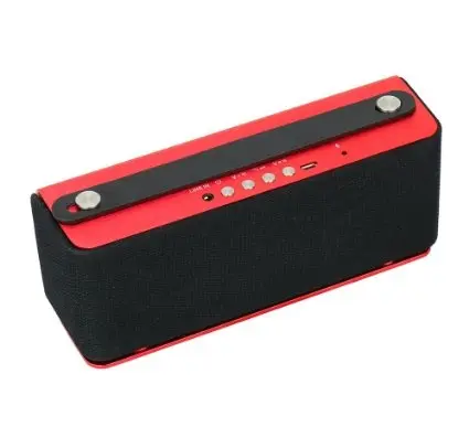 Aluminiowe głośniki bluetooth Spacetronik X05 Red