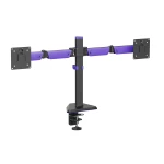 Ametystowy uchwyt dwa monitory Spacetronik SPAA120