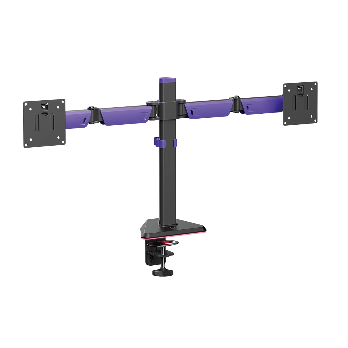 Ametystowy uchwyt RGB monitor Spacetronik SPAA120L