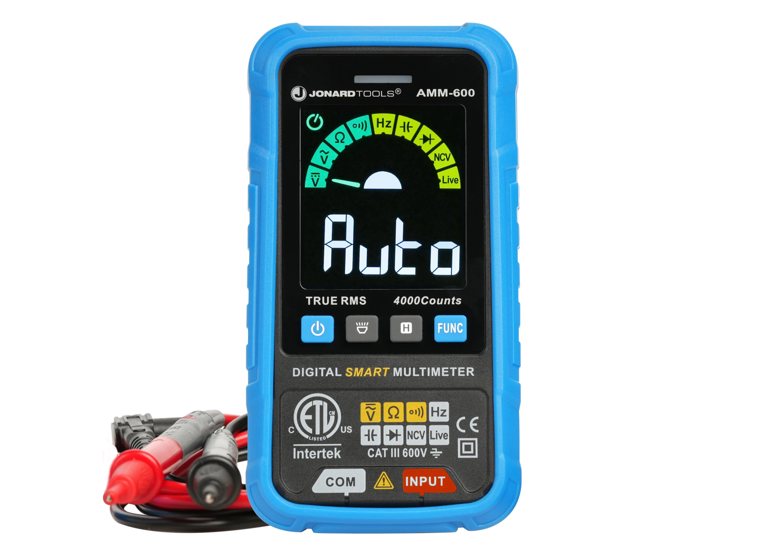 Automatyczny inteligentny multimetr cyfrowy 600V AMM-600 JONARD