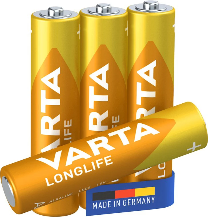 Baterie VARTA Longlife Standard LR03 AAA 1,5V blister 4 szt.