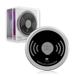 Bezprzewodowa ładowarka indukcyjna Spacetronik SPM-04 QI do montażu w blat stołu z szybkim ładowaniem 15W i portami USB-A i USB-C