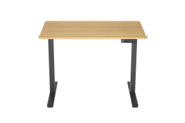 Biurko z podnoszonym blatem  OUTLET 100x60 Spacetronik Spacetronik Moris + organizer do kabli (SPE-O124BO)