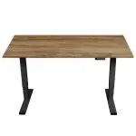 Biurko elektryczne z regulacją wysokości Spacetronik Magnus 160x70 cm czarny/drewno retro