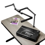 Biurkowa Lampa Kreślarska Spacetronik Glow D2 Regulowana Czarna 24W