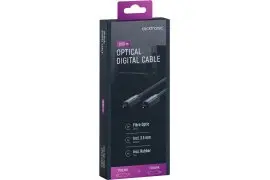 CLICKTRONIC Kabel optyczny Toslink T-T + adapter Jack 0,5m OUTLET 