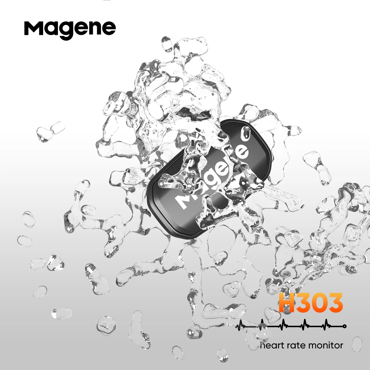 Czujnik pracy serca opaska tętna ANT+ BT na klatkę piersiową Magene H303