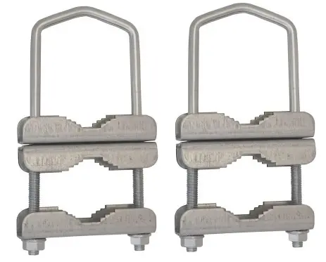 dodatkowy cybant antenowy, zacisk U podwójny, 2szt