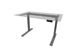 Elektryczny stelaż biurkowy Spacetronik SPE-252G USB szary