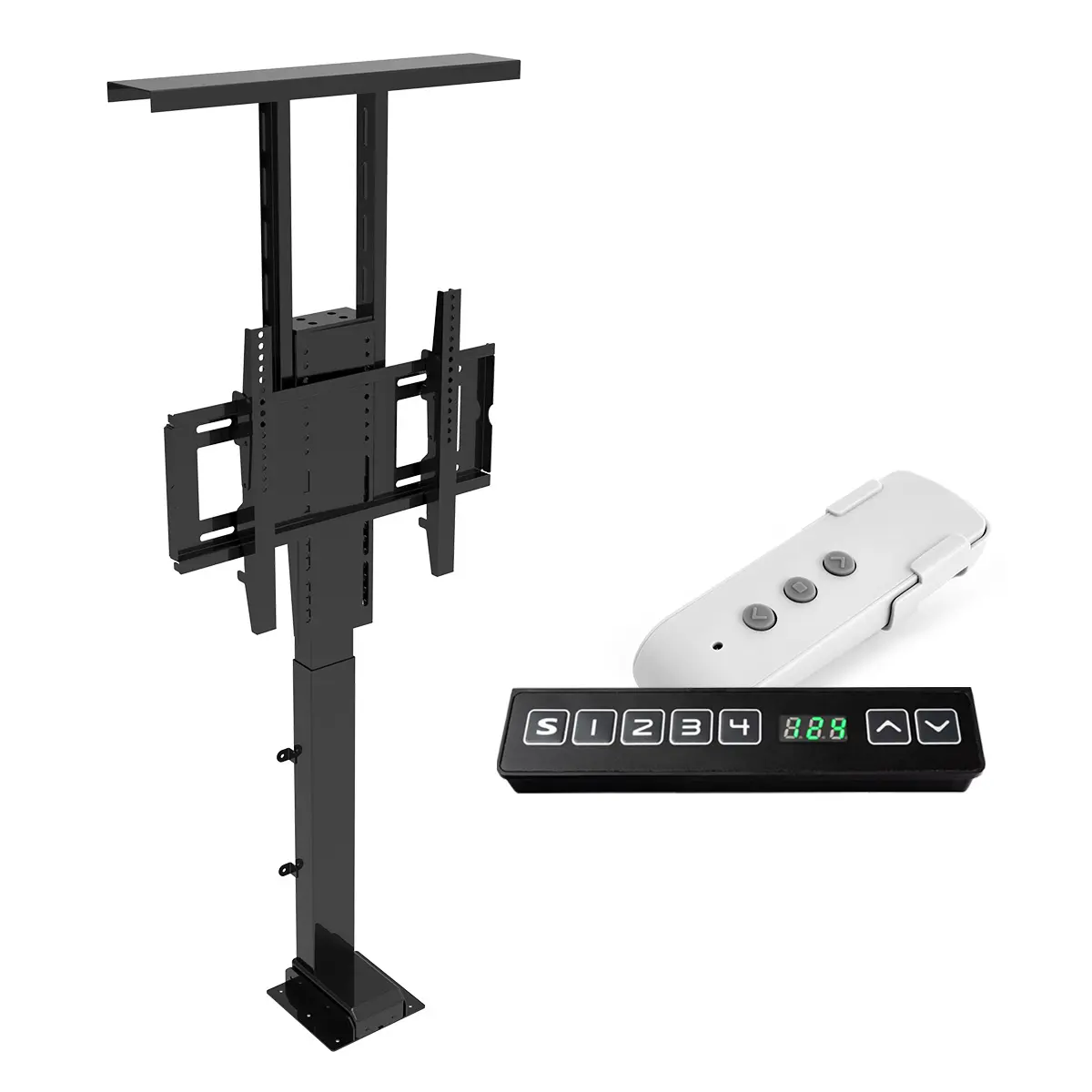 Elektryczny stelaż do tv chowany w szafce Spacetronik SPE-T13 (42\'\' - 70\'\', 50 kg)