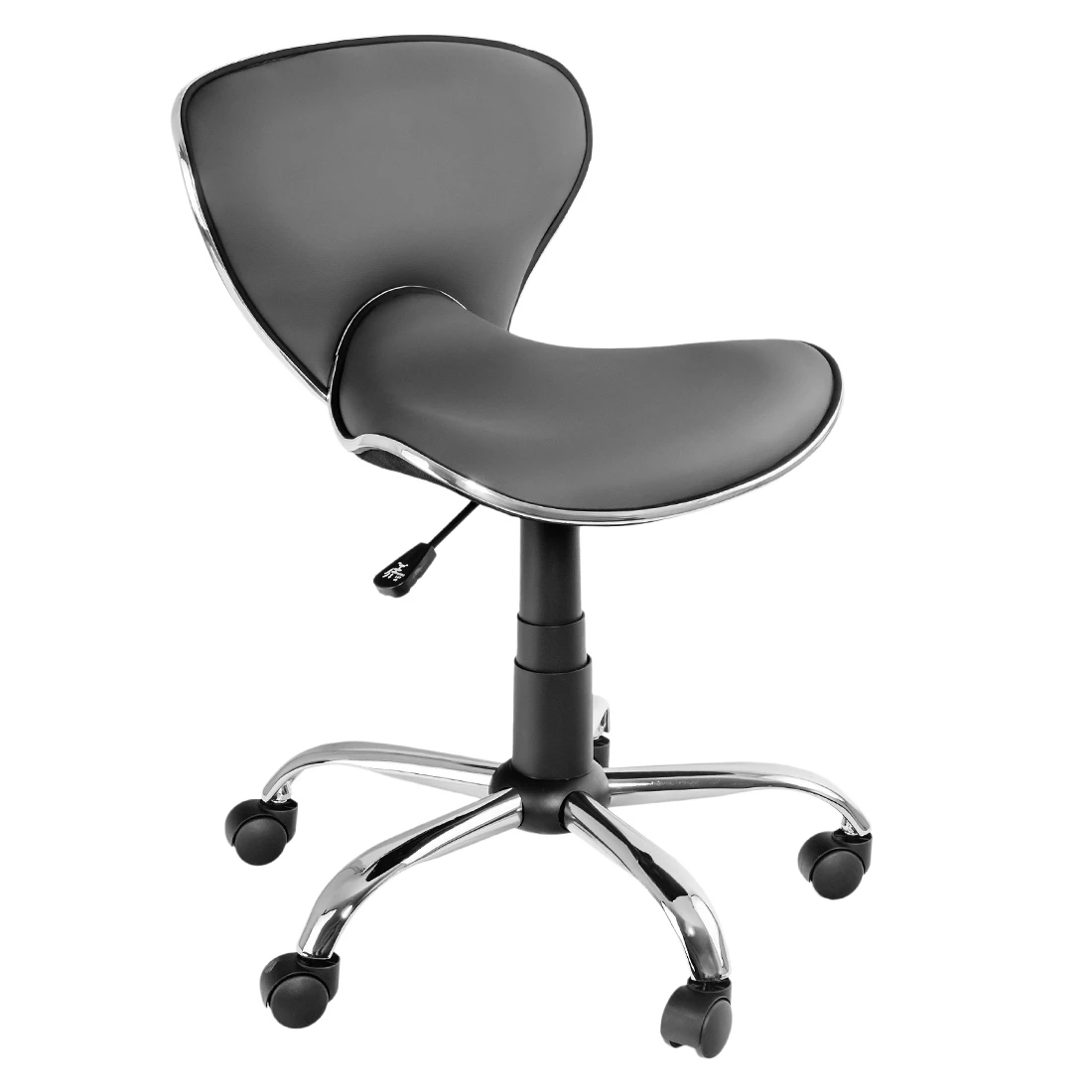 Ergonomiczny taboret krzesło kosmetyczne Spacetronik Binary Szary