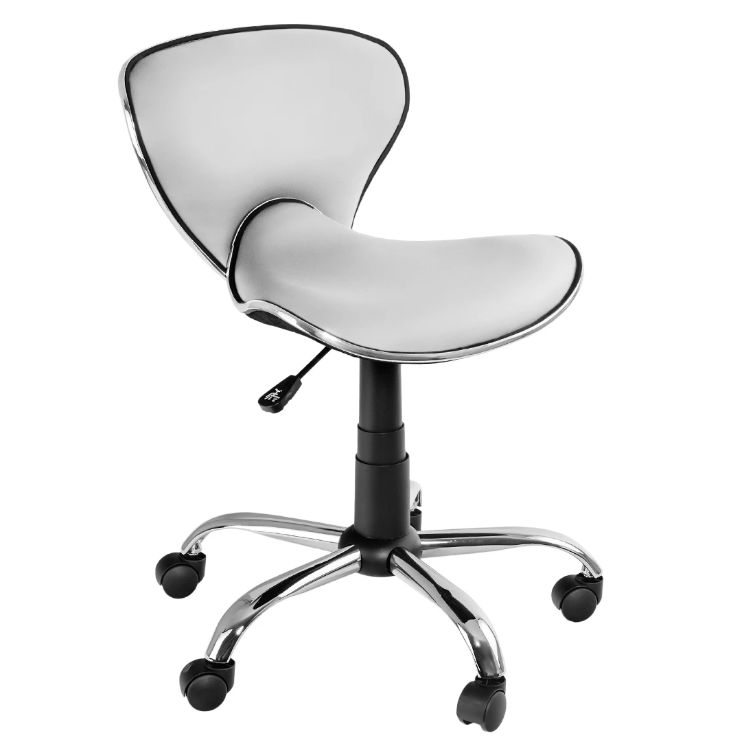 Ergonomiczne regulowane krzesło kosmetyczne Spacetronik Binary Biały