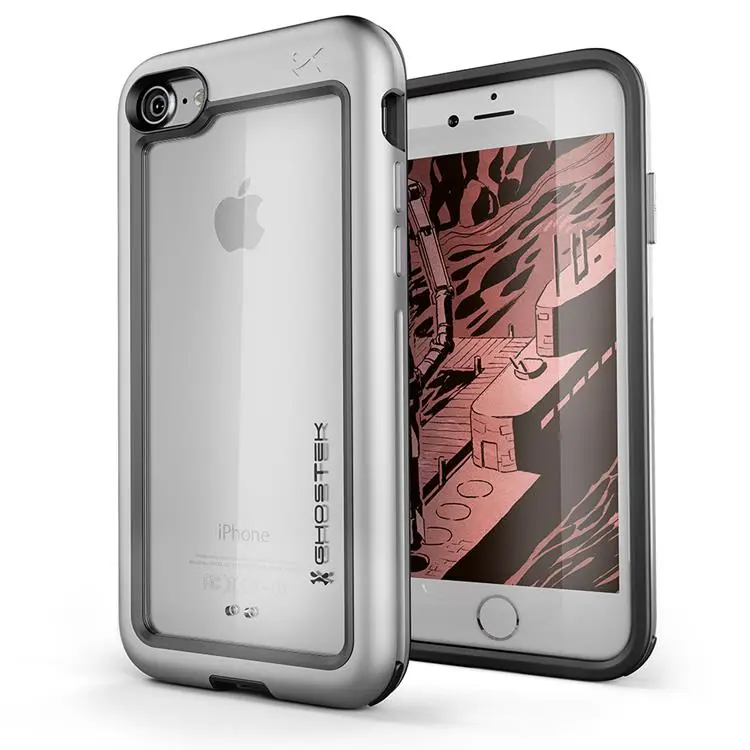 Etui Atomic Slim Apple iPhone 7 8 srebrny