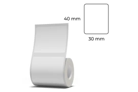 Etykiety seria B Niimbot 40x30 mm 230 szt. transp