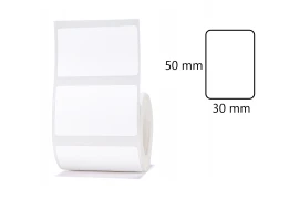 Etykiety seria B Niimbot 50x30 mm 230 szt. biały