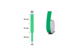 Etykiety seria D Niimbot 12.75x74+35 mm zielone 65