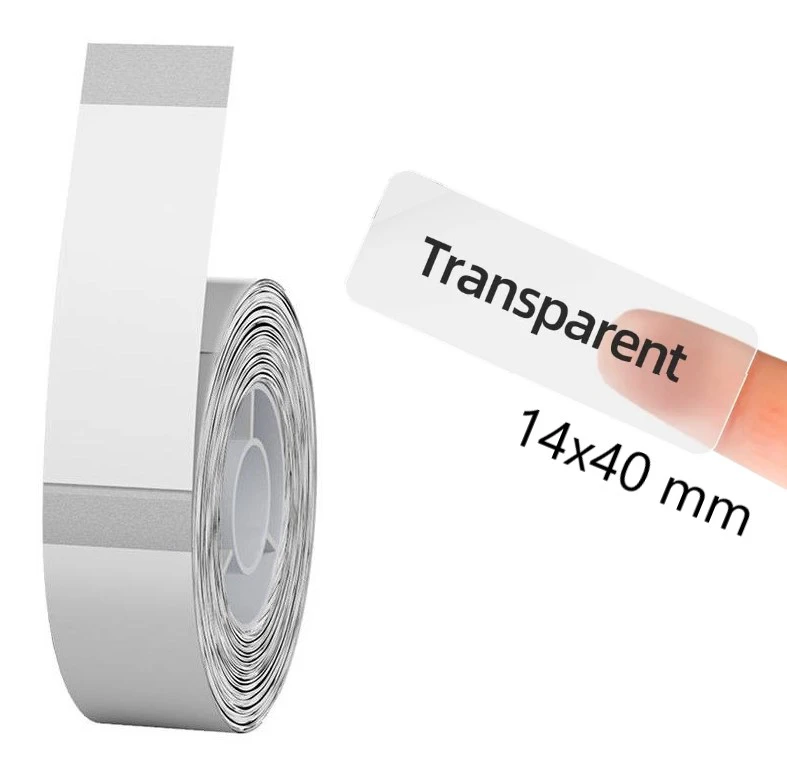 Etykiety seria D Niimbot 14x40 mm 160 szt. transp