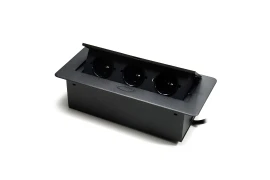Gniazda blatowe otwierane chowane w blat Spacetronik SPS-D33B OUTLET