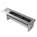 Gniazda wpuszczane w blat OUTLET rotacyjne elektryczne Spacetronik SPS-E27S V2