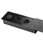 Gniazdo meblowe rozsuwane Spacetronik SPS-S24CB z ładowarką USB-C+USB-A