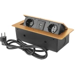 Gniazdo Meblowe z ładowarką USB złote Spacetronik SPS-D24CG