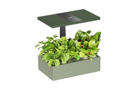 Inteligentna doniczka 10l SMART Garden zielona z ekranem LCD na ulubione rośliny przez cały rok Spacetronik SPGC20