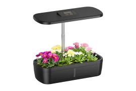 Inteligentna doniczka SMART GARDEN czarna z systemem nawadniania Spacetronik SPGC10