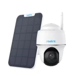 Inteligentna kamera Reolink Argus PT 5Mpix WiFi 2,4 i 5GHz z detekcją osób, biała + Panel słoneczny