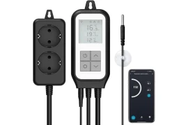 Dwa gniazda z termometrem Smart Life TUYA SL-PST20