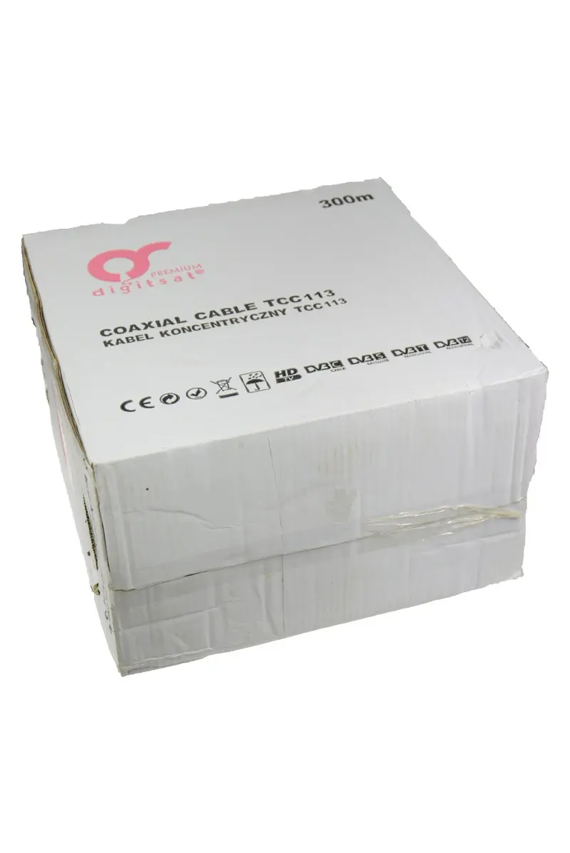 Kabel DIGITSAT Premium TCC 113 Trishield Cu PULL BOX 300m