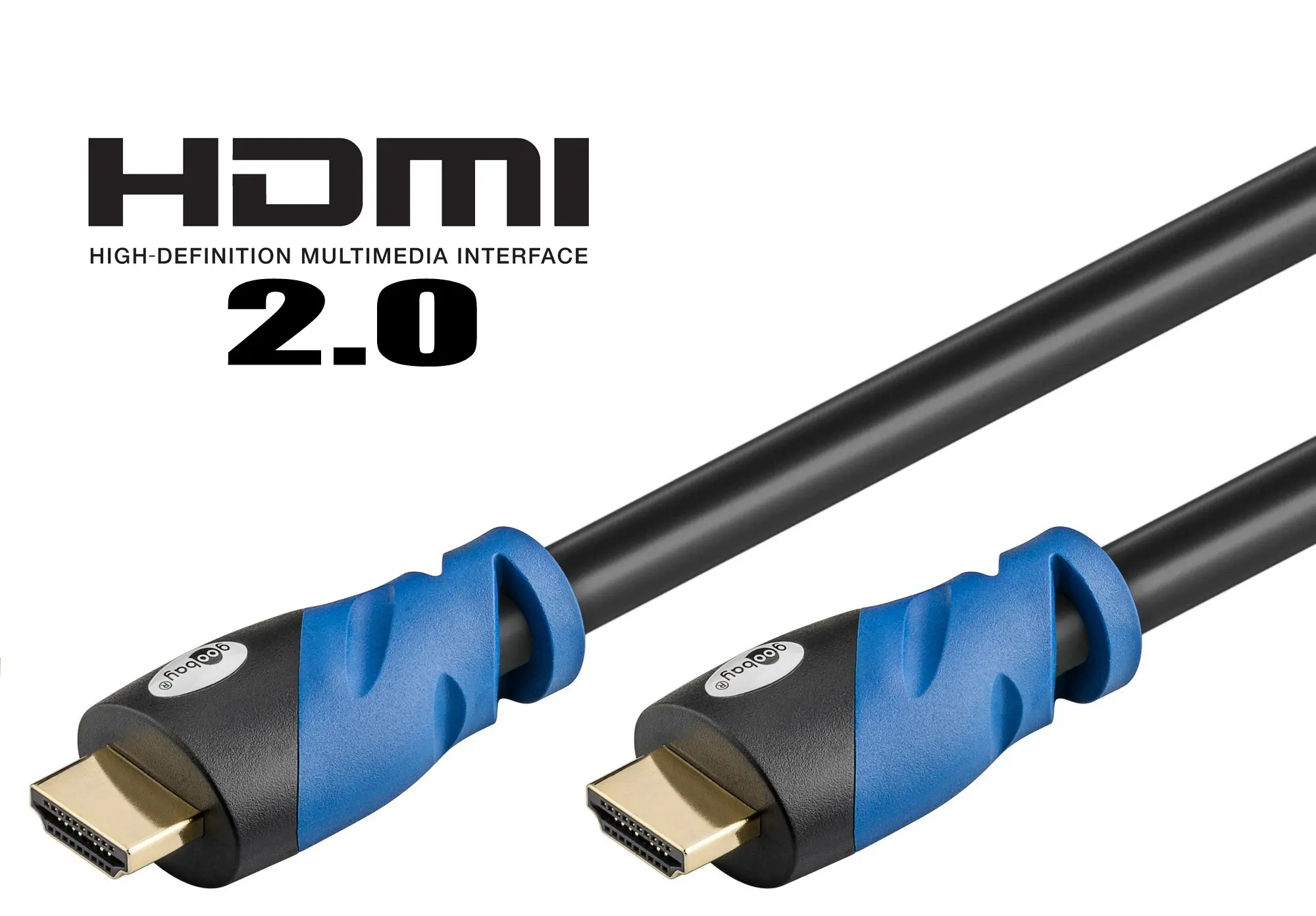 Kabel HDMI 2.0 Goobay Premium 4K 60Hz 1m