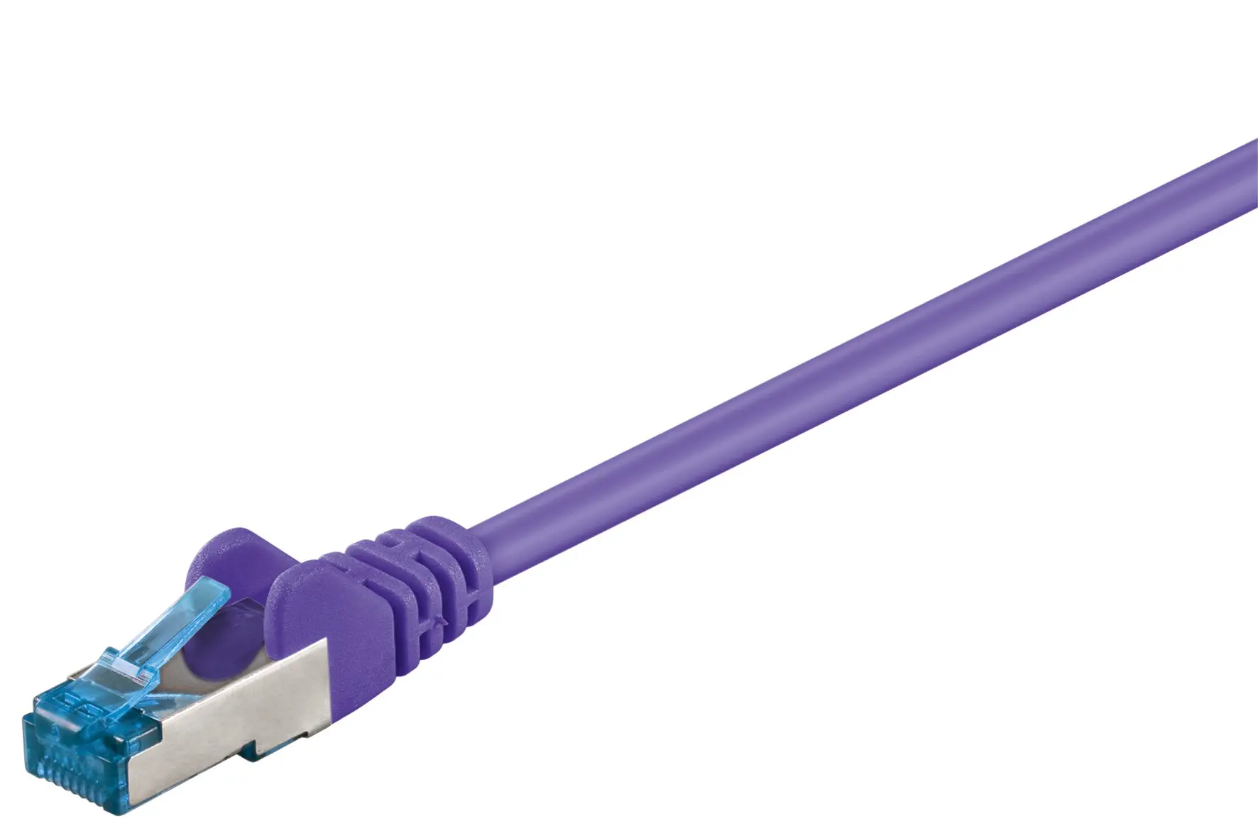 Kabel LAN Patchcord CAT 6A S/FTP fioletowy 15m