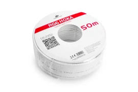 Kabel koncentryczny RG6 Spacetronik HOKA 102 CU 1.02 Dualshield 50m