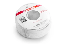 Kabel koncentryczny RG6 Spacetronik HOKA 102 CU 1.02 Dualshield 25m