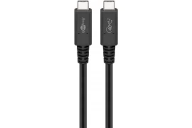Kabel USB-C USB4 3.2 Gen 3x2 100W 20V 5A Goobay 1m