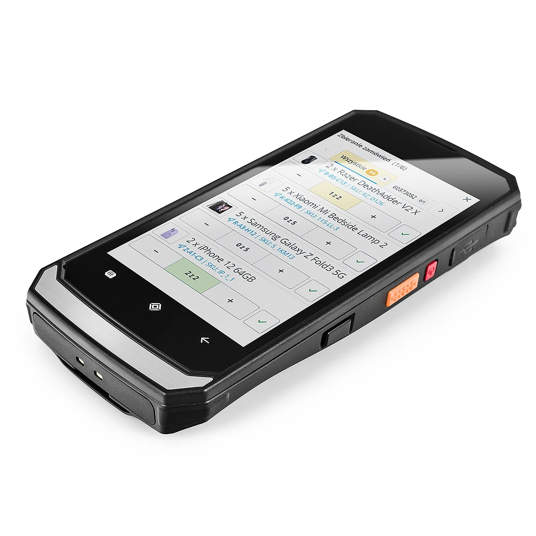 Kolektor Danych Bublaki V520A 16GB Magazynowy Ręczny Terminal Skaner Kodów Kreskowych PDA