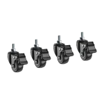 Kółka do biurek Spacetronik SPE-A03