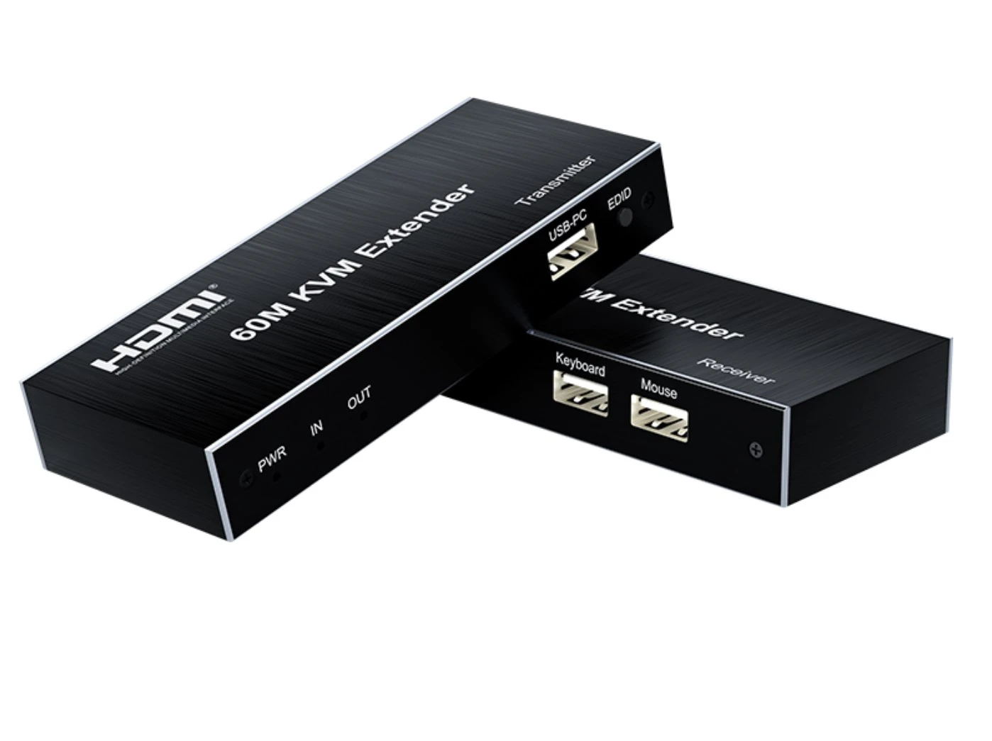 Konwerter HDMI na LAN 1080p HDMI 60m IR Spacetronik SPH-HLC55 KVM