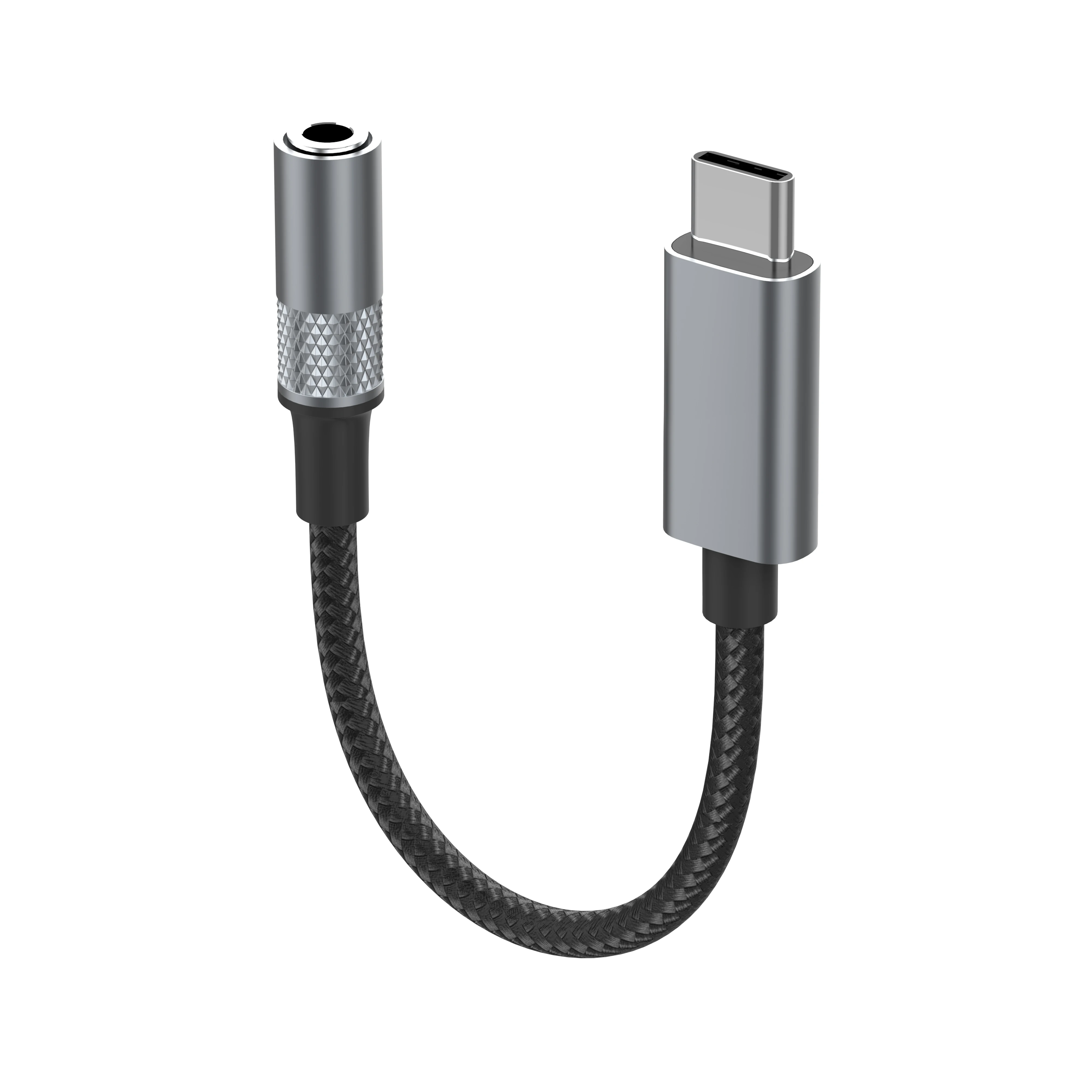 LS-Y80C Adapter przejsciówka USB-C na jack 3.5 mm czarny