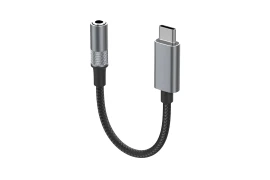 LS-Y80C Adapter przejsciówka USB-C na jack 3.5 mm czarny