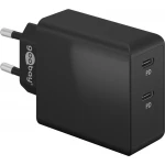 Ładowarka sieciowa 2x USB-C 36W PD Goobay CZARNA
