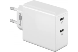 Ładowarka sieciowa 2x USB-C 36W PD Goobay BIAŁA